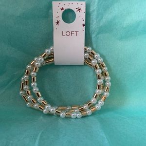 Set of three stretchy bracelets